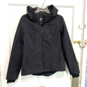 Halifax Traders Womens Hooded Windbreaker pin pattern Jacket women Med